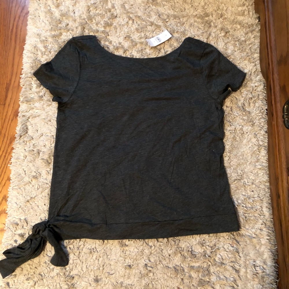 Loft small side tie tee